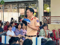 Trường THPT Tiểu La: tuyên truyền nâng cao ý thức chấp hành an toàn giao thông cho học sinh