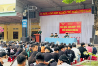 Hơn 350 học sinh được tư vấn, tuyển sinh quân sự năm 2023