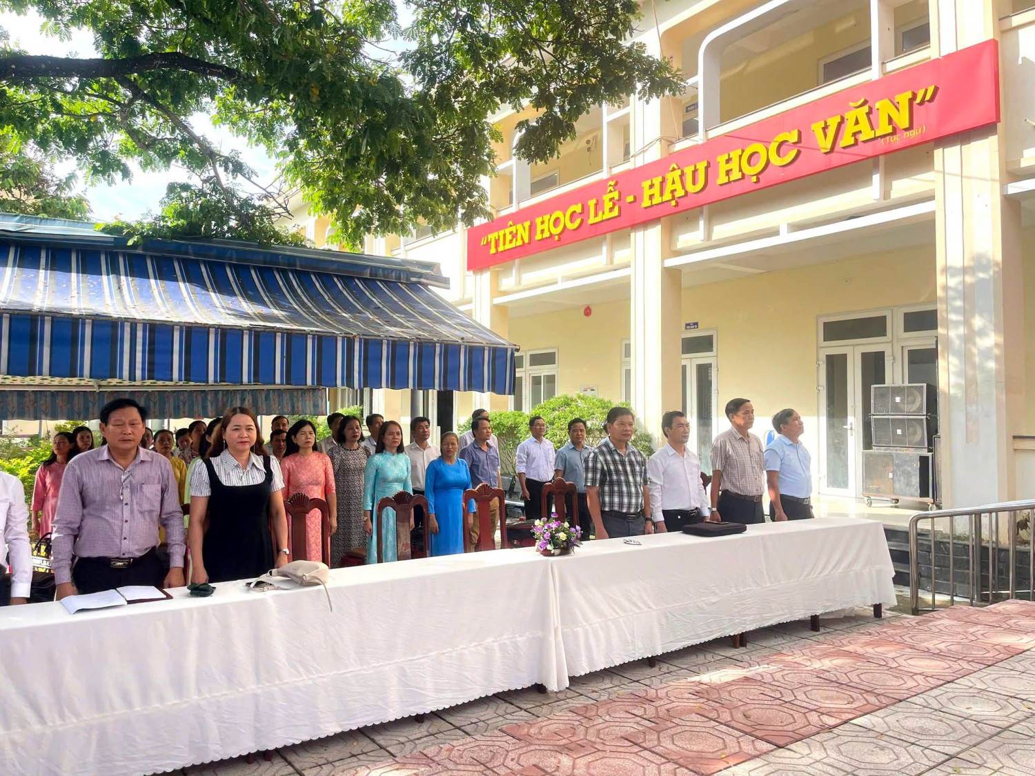 CHÀO CỜ ĐẦU NĂM HỌC MỚI – KHỞI ĐẦU MỘT HÀNH TRÌNH MỚI – ảnh 4