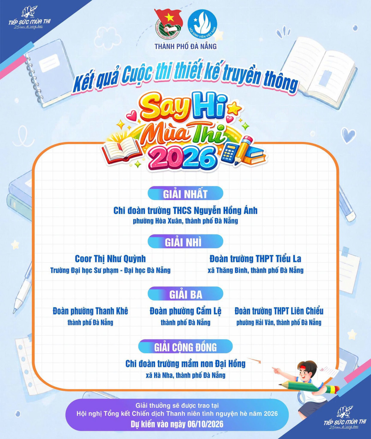 ĐOÀN TRƯỜNG THPT TIỂU LA VINH DỰ ĐẠT GIẢI NHÌ CUỘC THI “SAY HI MÙA THI 2026” – ảnh 1