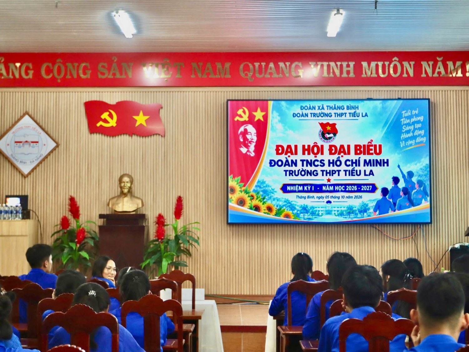 ĐẠI HỘI ĐẠI BIỂU ĐOÀN TNCS HỒ CHÍ MINH TRƯỜNG THPT TIỂU LA NHIỆM KỲ 2026 – 2027 THÀNH CÔNG TỐT ĐẸP – ảnh 18