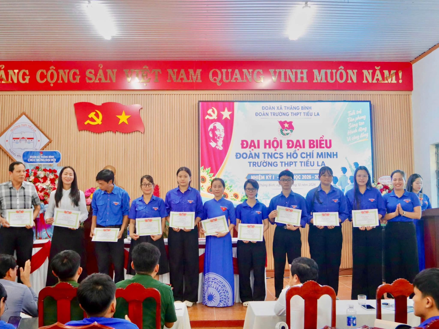 ĐẠI HỘI ĐẠI BIỂU ĐOÀN TNCS HỒ CHÍ MINH TRƯỜNG THPT TIỂU LA NHIỆM KỲ 2026 – 2027 THÀNH CÔNG TỐT ĐẸP – ảnh 17