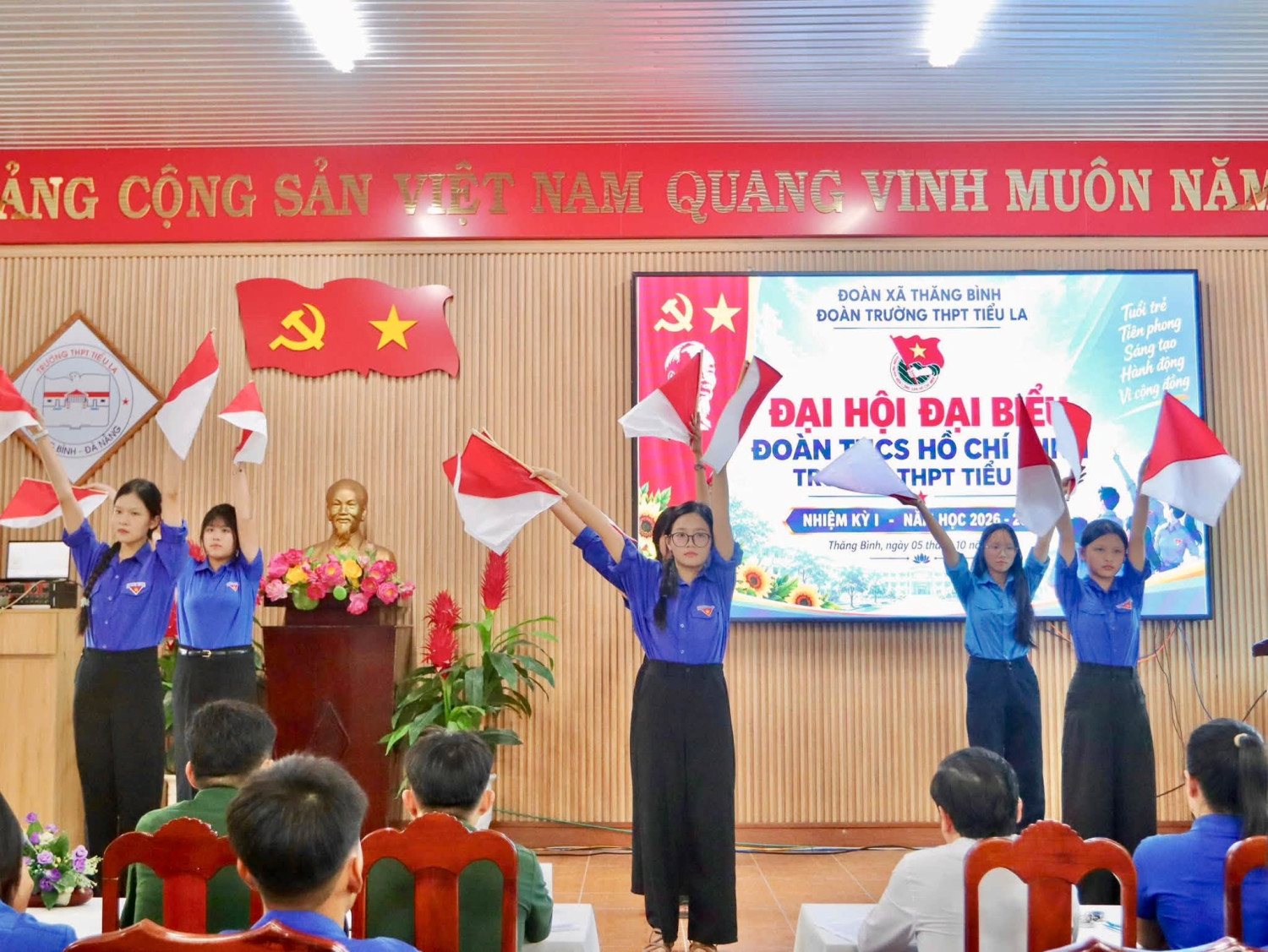 ĐẠI HỘI ĐẠI BIỂU ĐOÀN TNCS HỒ CHÍ MINH TRƯỜNG THPT TIỂU LA NHIỆM KỲ 2026 – 2027 THÀNH CÔNG TỐT ĐẸP – ảnh 19