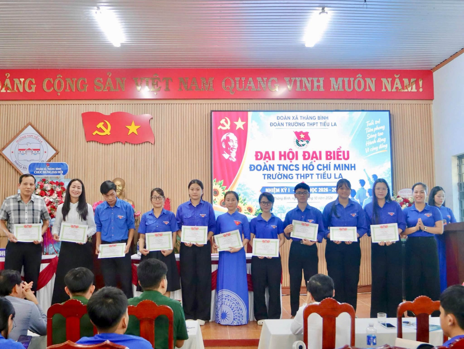 ĐẠI HỘI ĐẠI BIỂU ĐOÀN TNCS HỒ CHÍ MINH TRƯỜNG THPT TIỂU LA NHIỆM KỲ 2026 – 2027 THÀNH CÔNG TỐT ĐẸP – ảnh 23