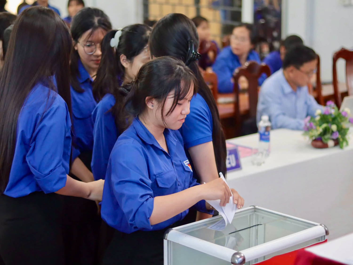 ĐẠI HỘI ĐẠI BIỂU ĐOÀN TNCS HỒ CHÍ MINH TRƯỜNG THPT TIỂU LA NHIỆM KỲ 2026 – 2027 THÀNH CÔNG TỐT ĐẸP – ảnh 32