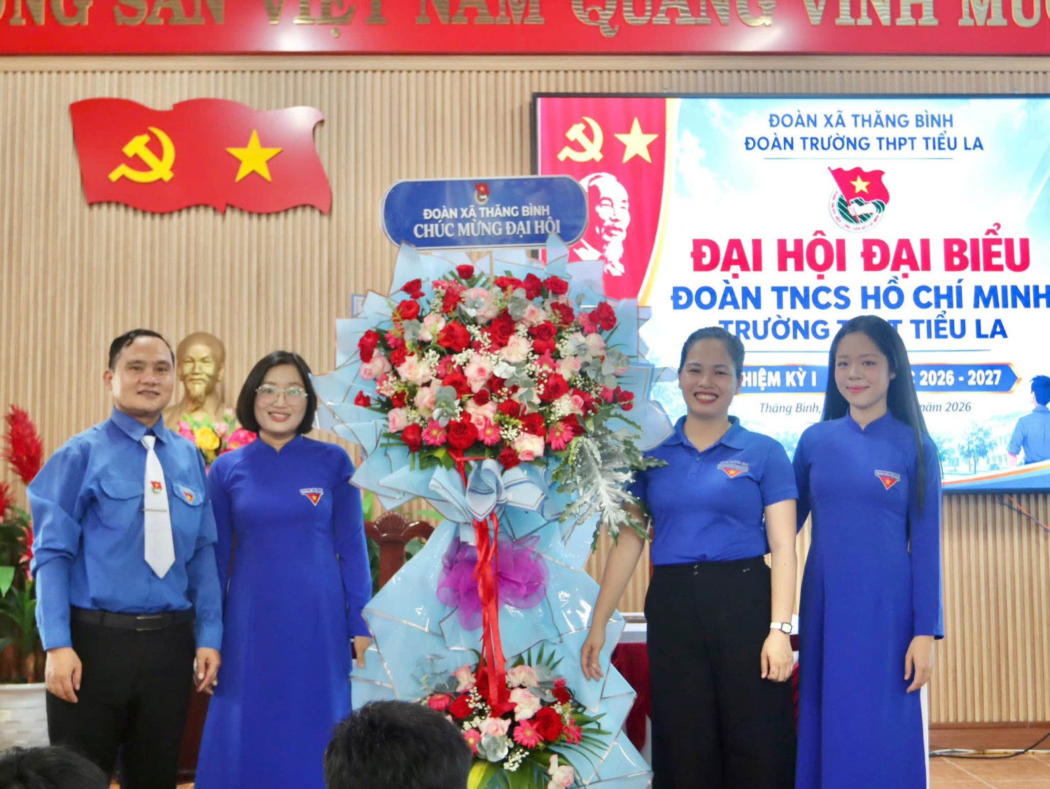 ĐẠI HỘI ĐẠI BIỂU ĐOÀN TNCS HỒ CHÍ MINH TRƯỜNG THPT TIỂU LA NHIỆM KỲ 2026 – 2027 THÀNH CÔNG TỐT ĐẸP – ảnh 8