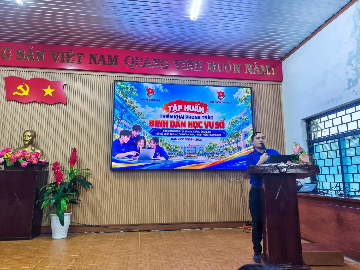 THPT TIỂU LA HƯỞNG ỨNG NGÀY CHUYỂN ĐỔI SỐ QUỐC GIA 10/10 – LAN TỎA PHONG TRÀO “BÌNH DÂN HỌC VỤ SỐ” – ảnh 2